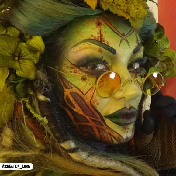 Green Lizard Contacts, Green Reptile Contact Lenses