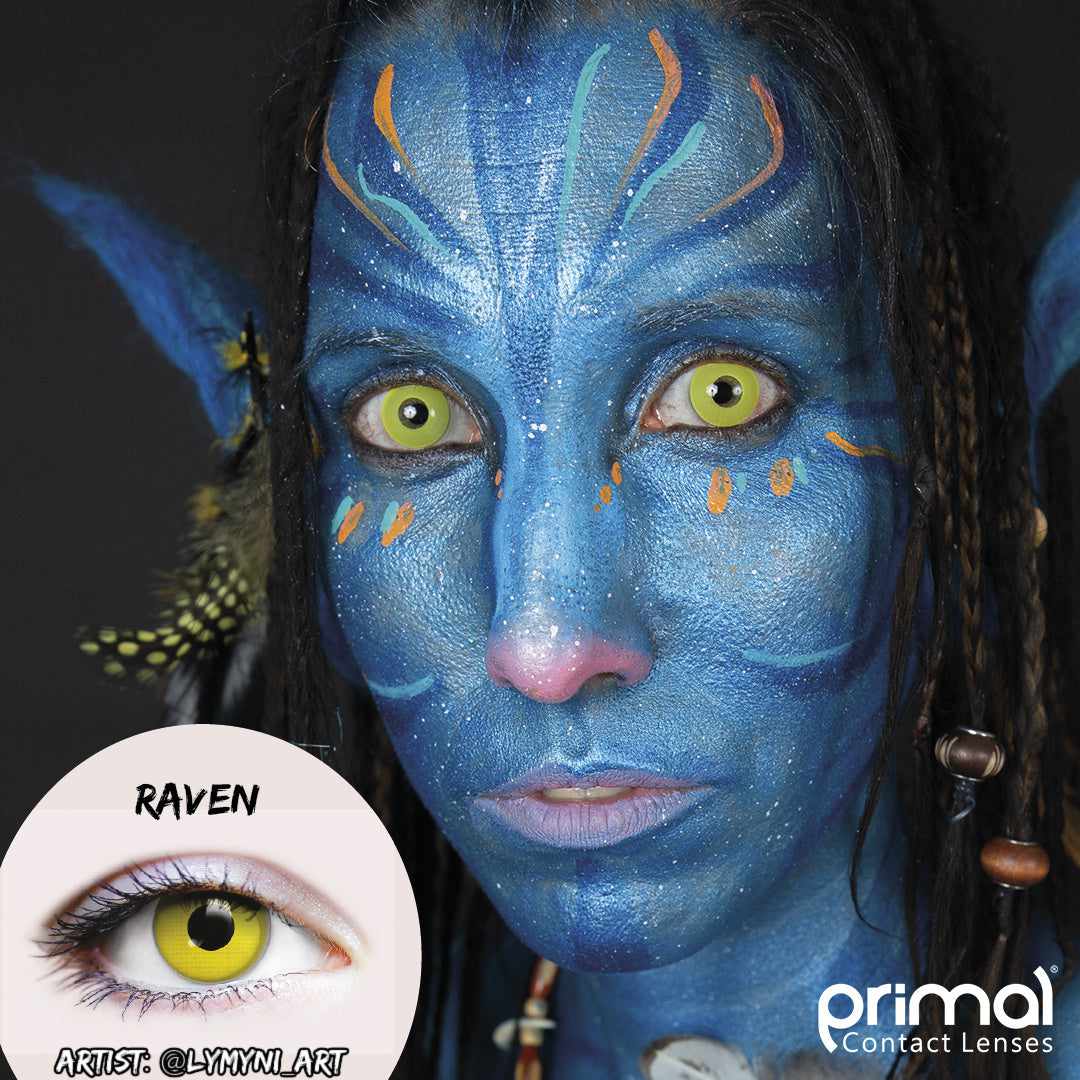 Yellow Colored contact lenses, Halloween Cosplay, color contacts, krazy lens, fancy lens, circle lens.