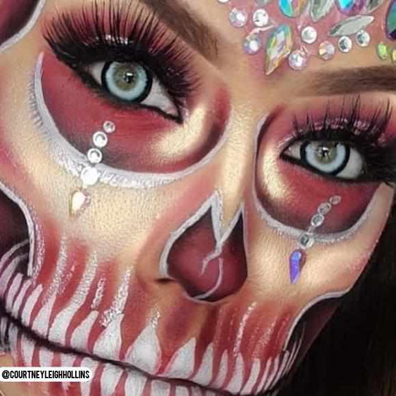 White Colored contact lenses, Halloween Cosplay, color contacts, krazy lens, fancy lens, circle lens.