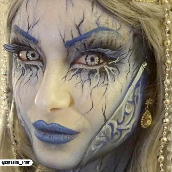 White Colored contact lenses, White Walker Halloween Contacts